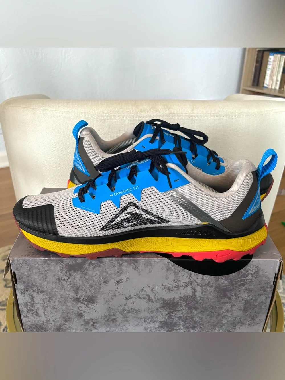Nike React Wildhorse 8 Trail Running Shoes DR2686-003 Light Iron Ore Sulfur 13